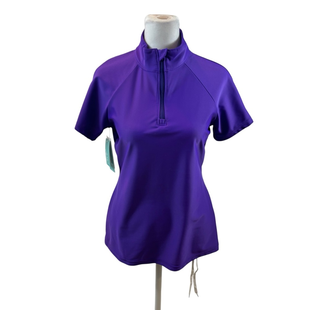 Brand new with Tags Ladies Tzu Tzu Golf Lucy Top in‎ Amethyst Size Medium